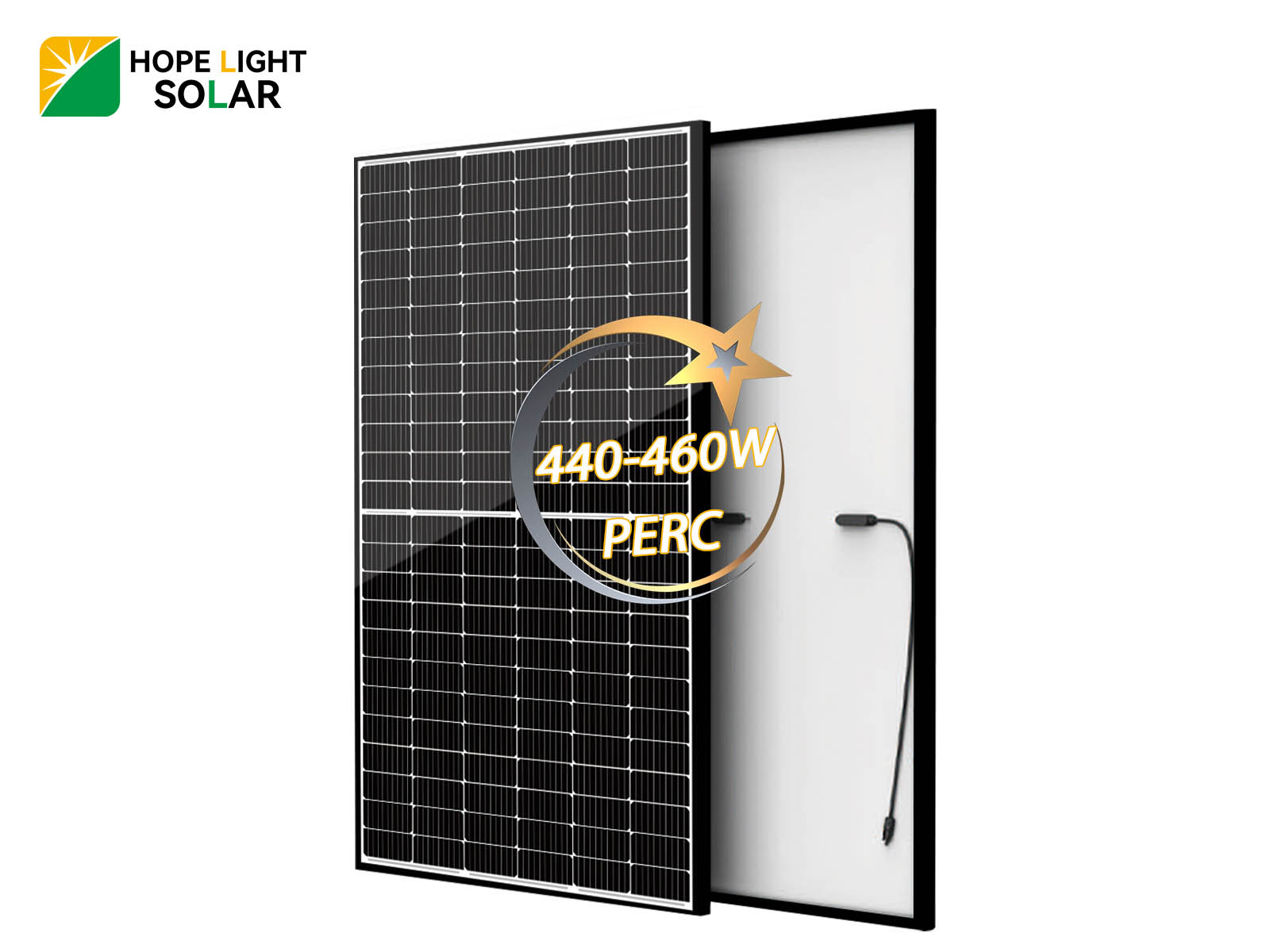 Single Glass  PERC Black Frame 450W Solar Panel